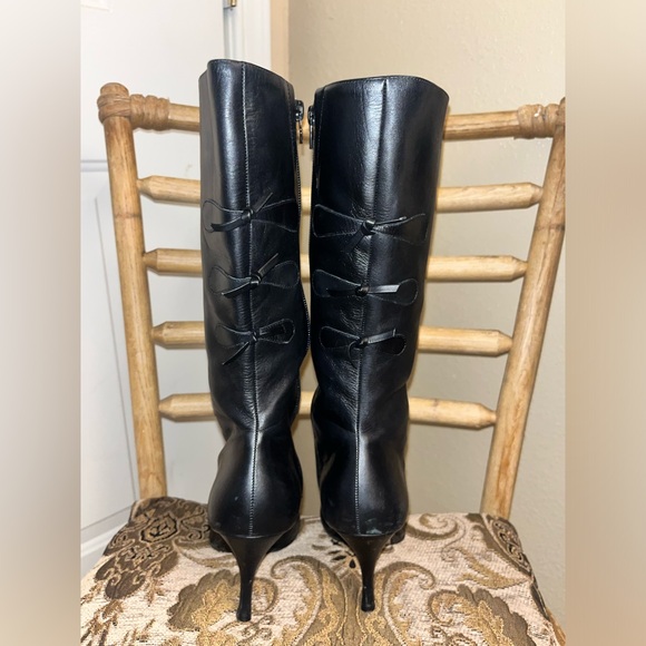 Antonio Melani Heeled Leather Tall Boots - Picture 2 of 5